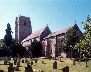Exterior view of St Andrew Church Hingham Norfolk