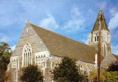 Exterior view of Holy Trinity church