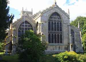 Exterior of Outwell church norfolk