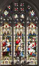 South Aisle , east window - St Giles, Norwich