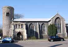 Exterior view of st Mary Coslany