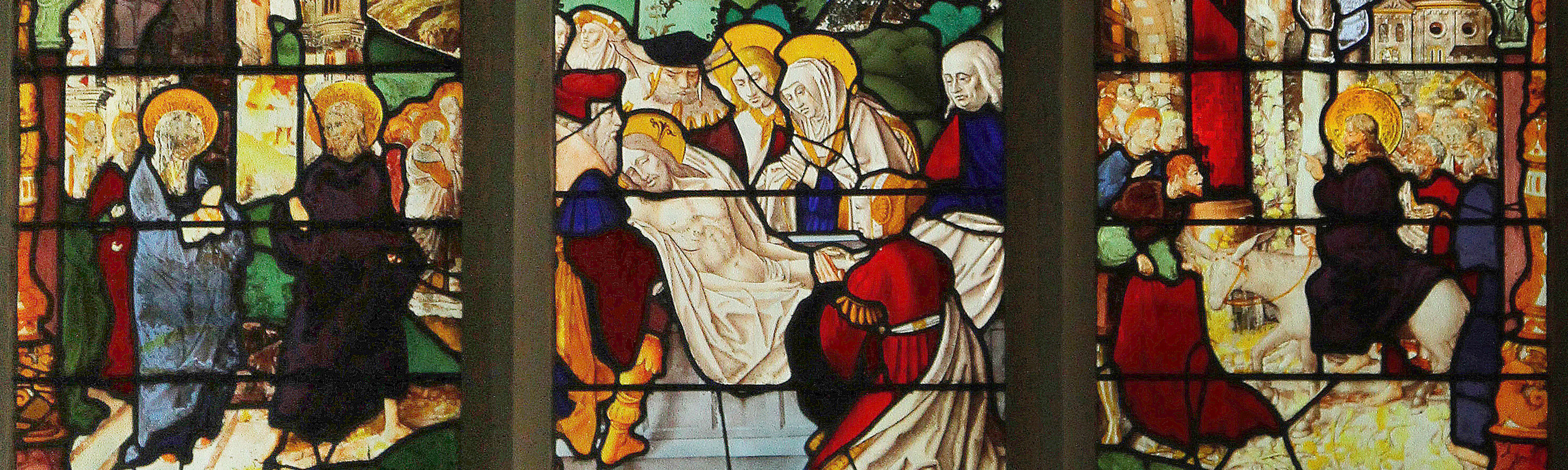 Details from East Window of  Warham St Mary Magdalen