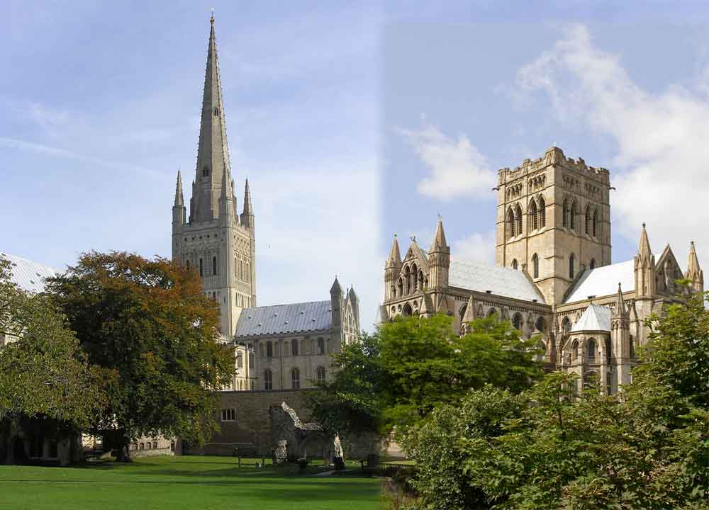 Norwichs 2 cathedrals